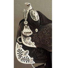 Load image into Gallery viewer, Dale Chavez Cupertino Show Saddle (Dark Oil)