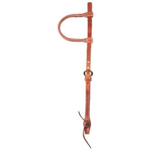 Load image into Gallery viewer, Hermann Oak Rolled One Ear Headstall
