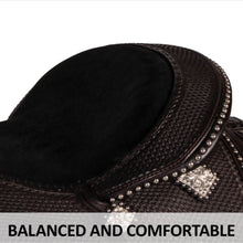 Load image into Gallery viewer, Studded Basketweave Show Saddle