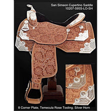 Load image into Gallery viewer, Dale Chavez Cupertino Show Saddle (Light Oil)