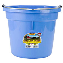 Load image into Gallery viewer, Flat Back Plastic Bucket -20 Quart
