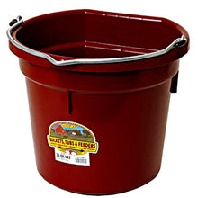 Load image into Gallery viewer, Flat Back Plastic Bucket -20 Quart