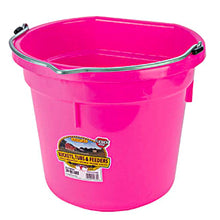 Load image into Gallery viewer, Flat Back Plastic Bucket -20 Quart