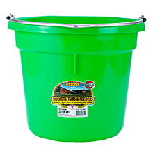 Load image into Gallery viewer, Flat Back Plastic Bucket -20 Quart