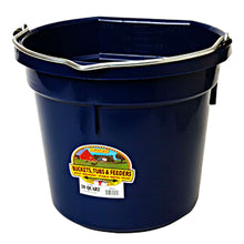 Load image into Gallery viewer, Flat Back Plastic Bucket -20 Quart