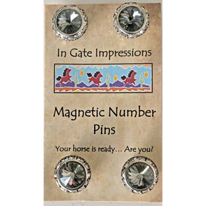 Magnetic Swarovski Crystal Number Holders