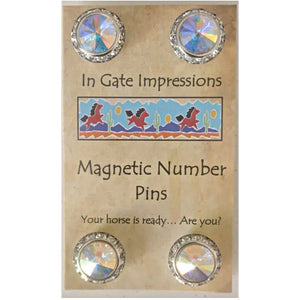 Magnetic Swarovski Crystal Number Holders