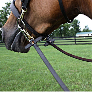 Double S Training Reins With Snaps And Stops