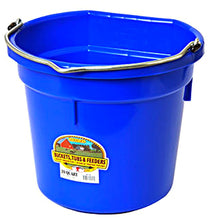 Load image into Gallery viewer, Flat Back Plastic Bucket -20 Quart
