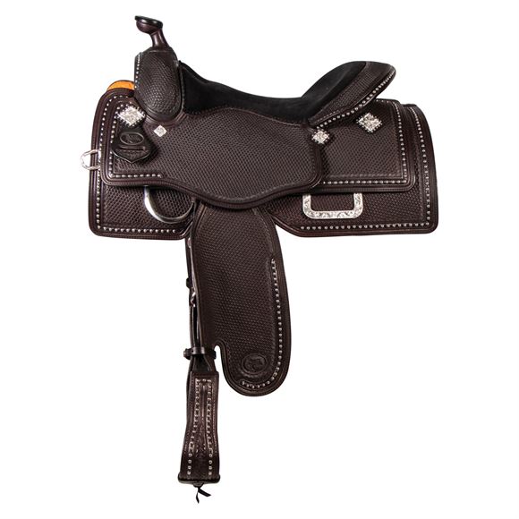 Nymeyer | Billy Royal® Studded Basketweave Show Saddle – Nymeyer's