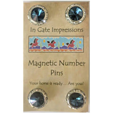 Load image into Gallery viewer, Magnetic Swarovski Crystal Number Holders
