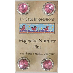 Magnetic Swarovski Crystal Number Holders