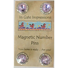 Load image into Gallery viewer, Magnetic Swarovski Crystal Number Holders
