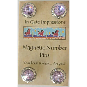 Magnetic Swarovski Crystal Number Holders